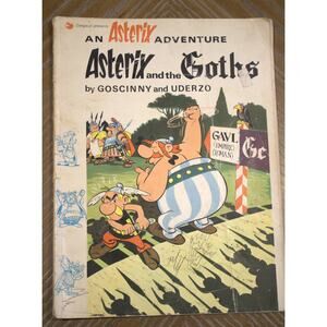 Asterix and the Goths-English version comic strip paperback book-published 1976